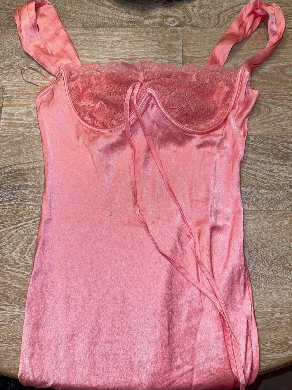 Sky to Moon Pink Mini Slip Dress Size Large